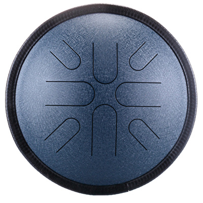 HLURU TA8-10 - UFO Series 8 Notalı 10" Bakır Çelik Navy Blue Tongue Drum
